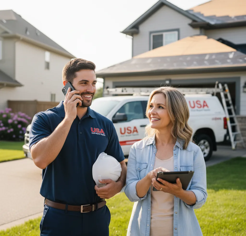 USA Roof Repair Experts customer support in Lodi